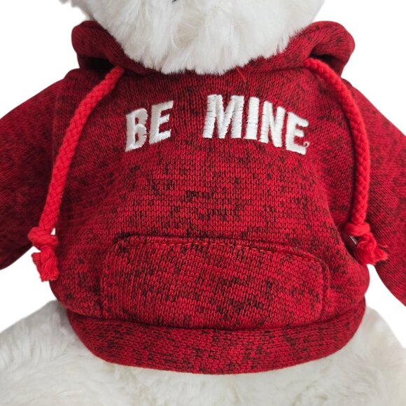 Be Mine Bear Red Hoodie Sweater - Picture 6 of 10